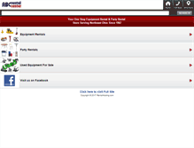 Tablet Screenshot of abcrentalparma.com
